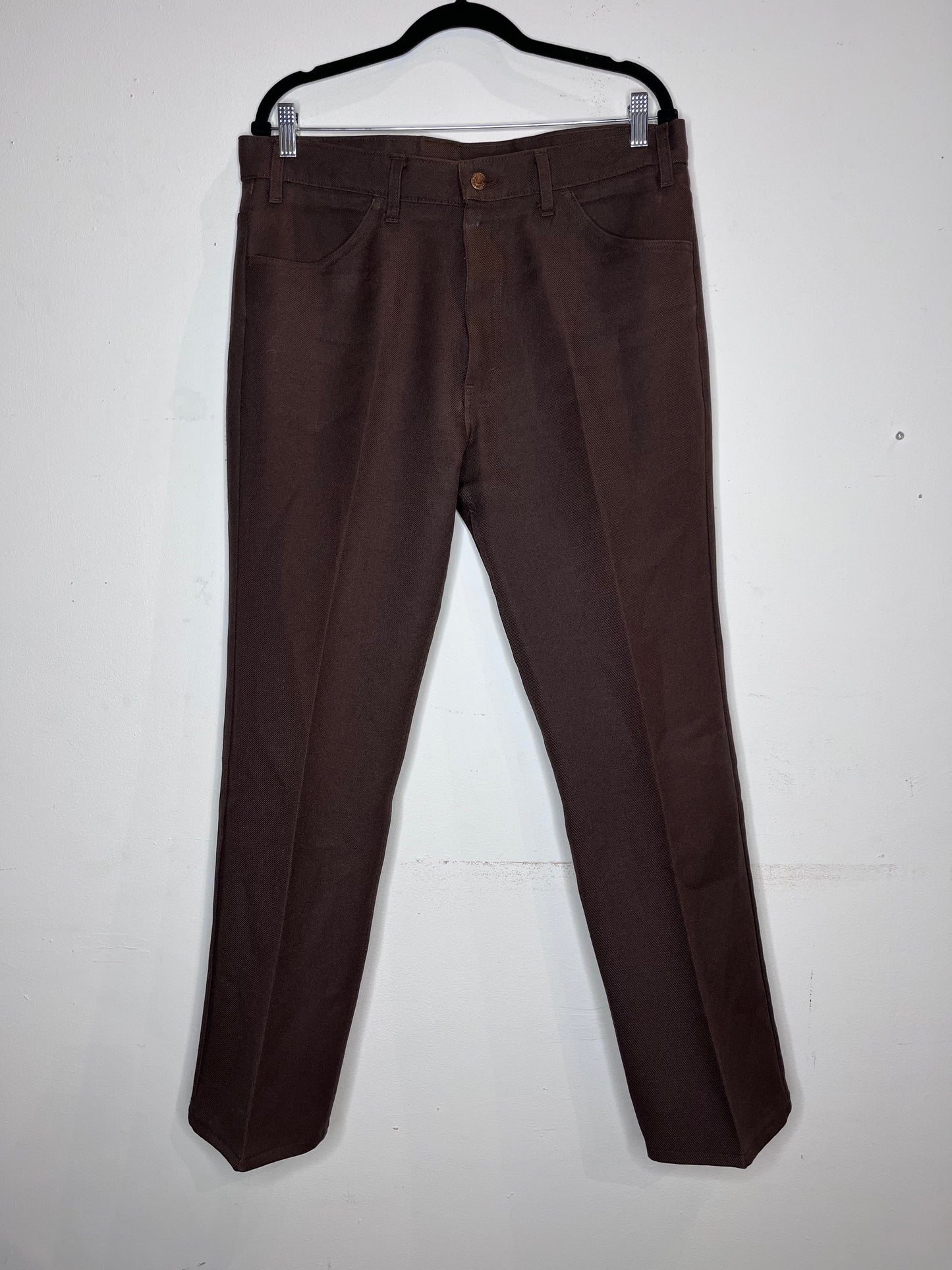 70s Levi Twill Pant- Dark Brown