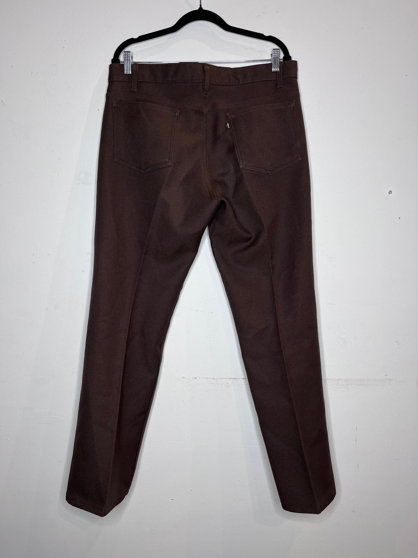 70s Levi Twill Pant- Dark Brown