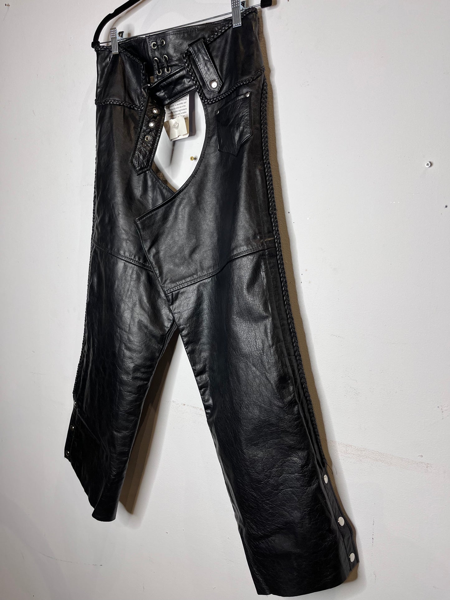 Deadstock Bikers Club Leather Chaps- Exclusive