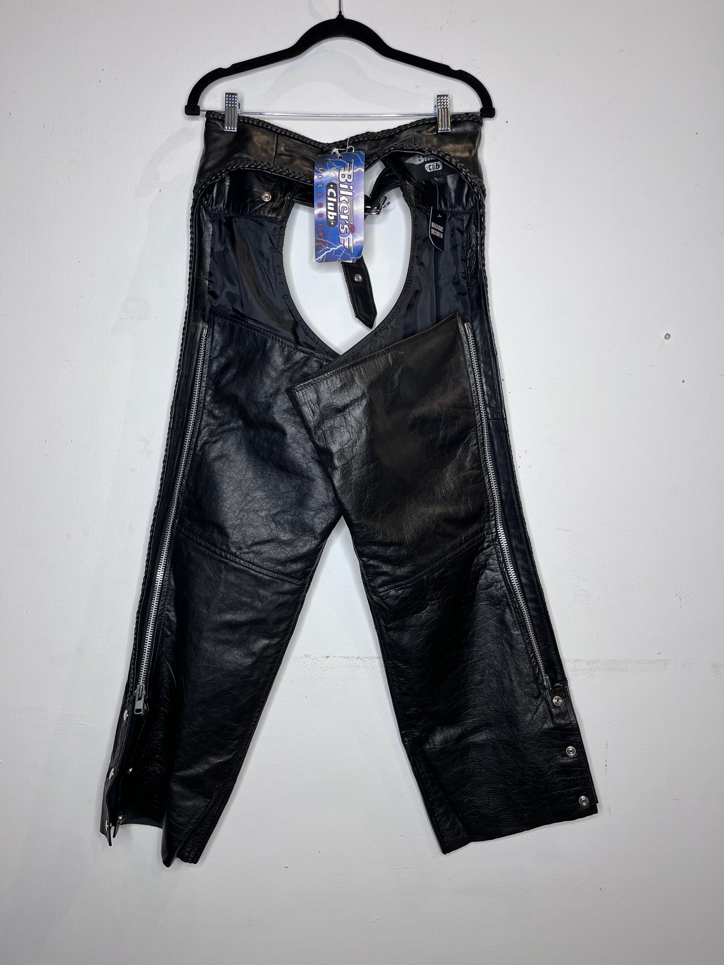 Deadstock Bikers Club Leather Chaps- Exclusive