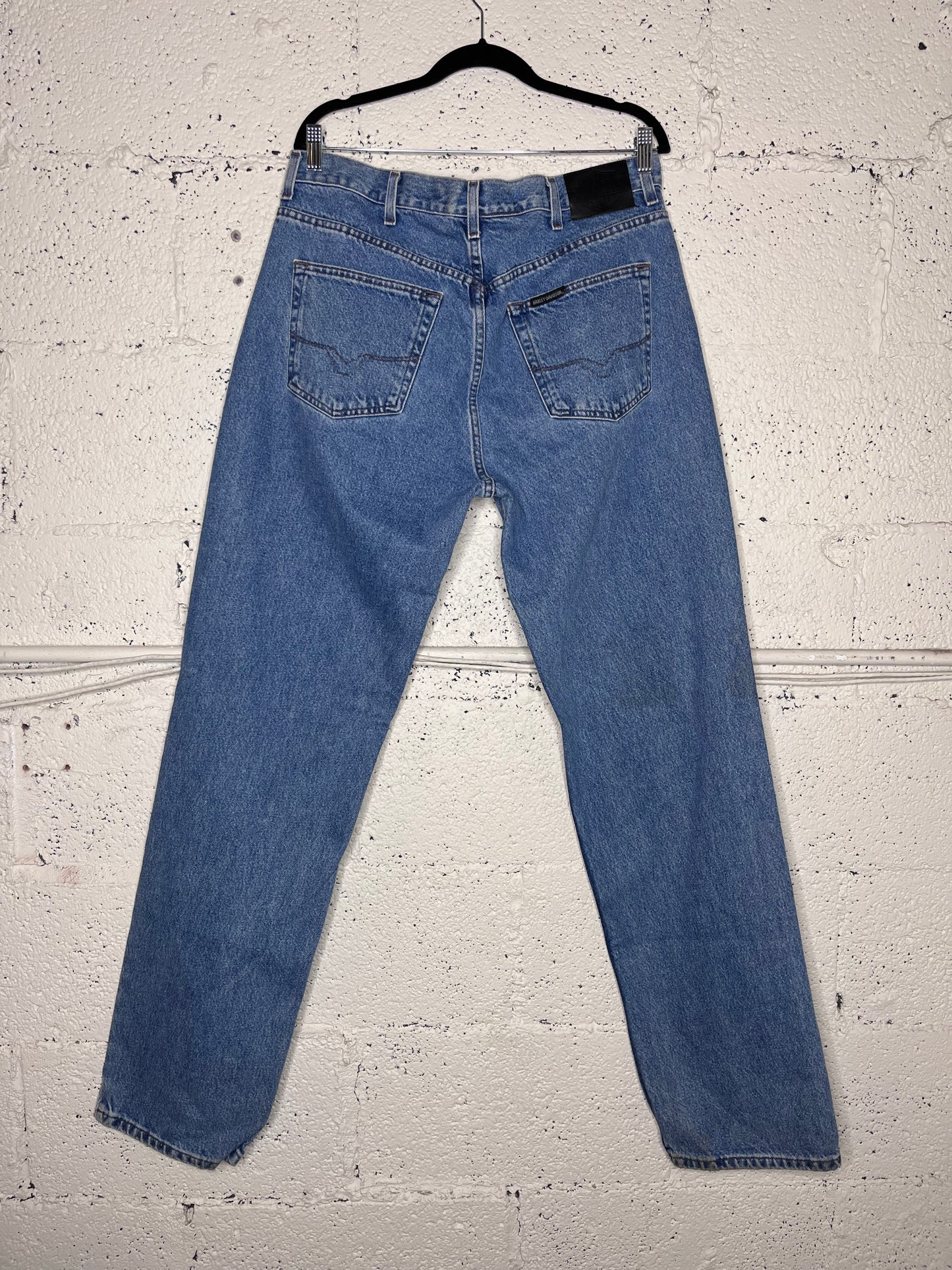 Harley Davidson Straight Leg Jeans - Medium Wash