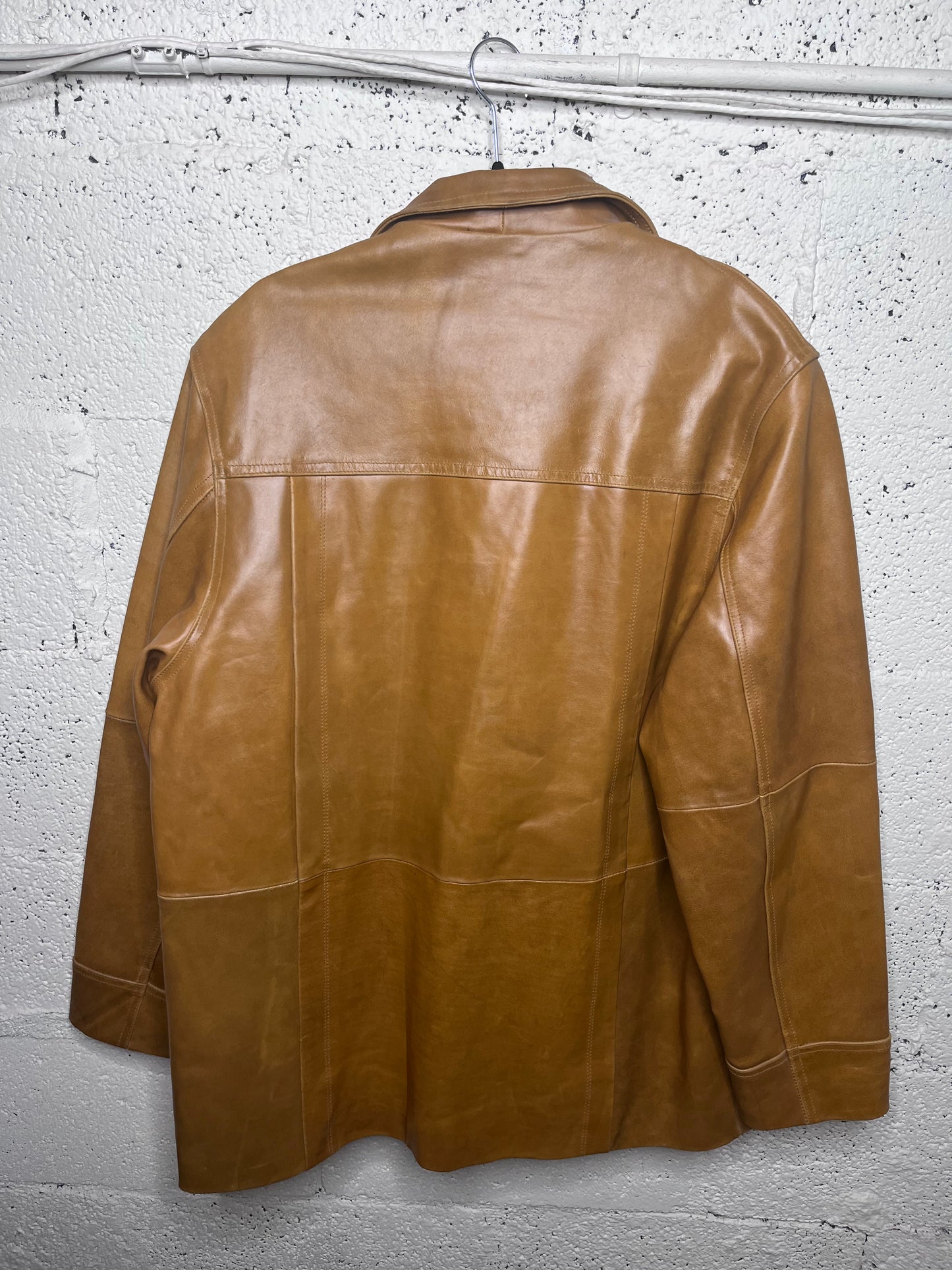 Wilson's Camel Leather Jacket
