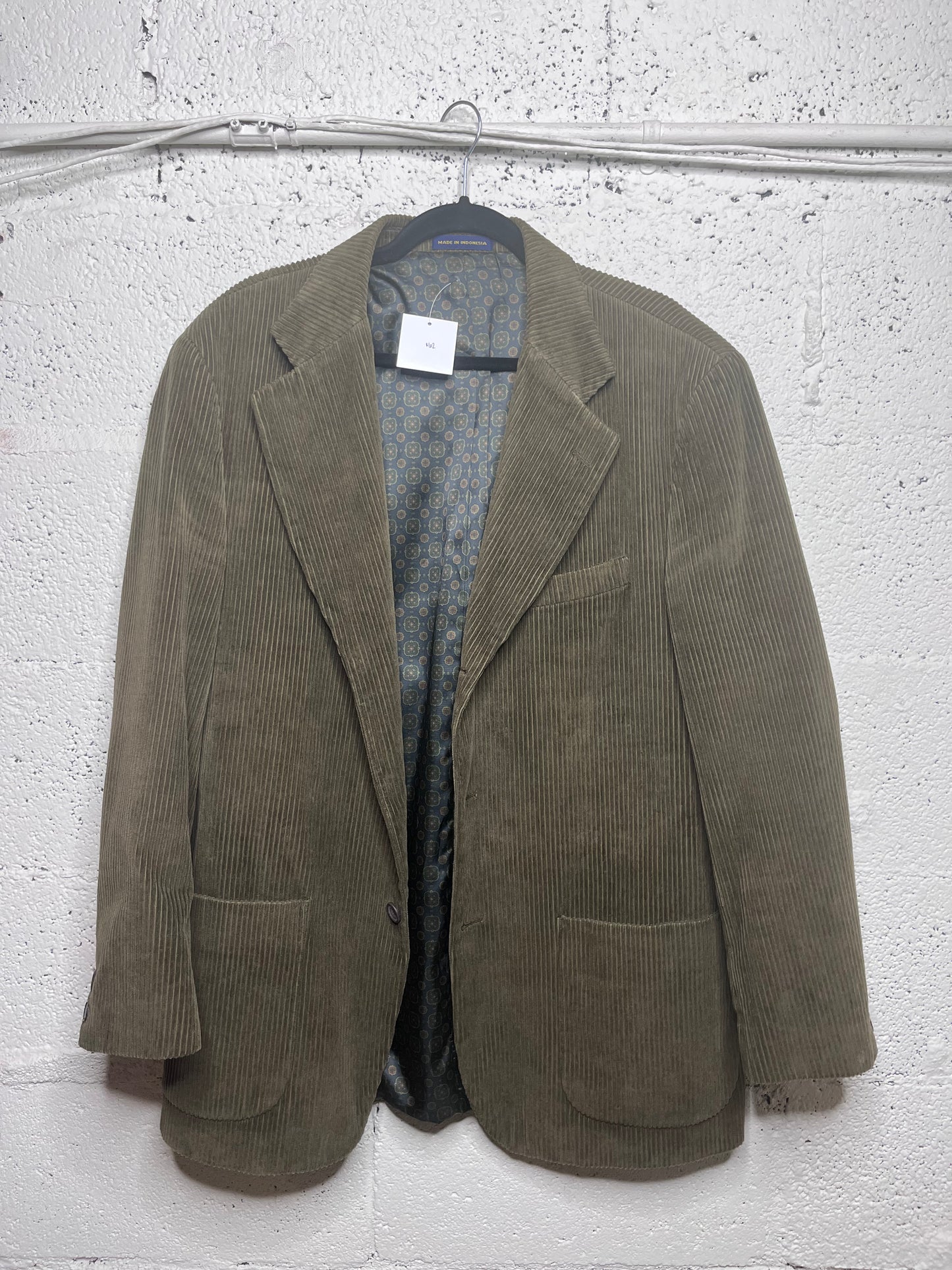 Dark Olive Green Corduroy Blazer