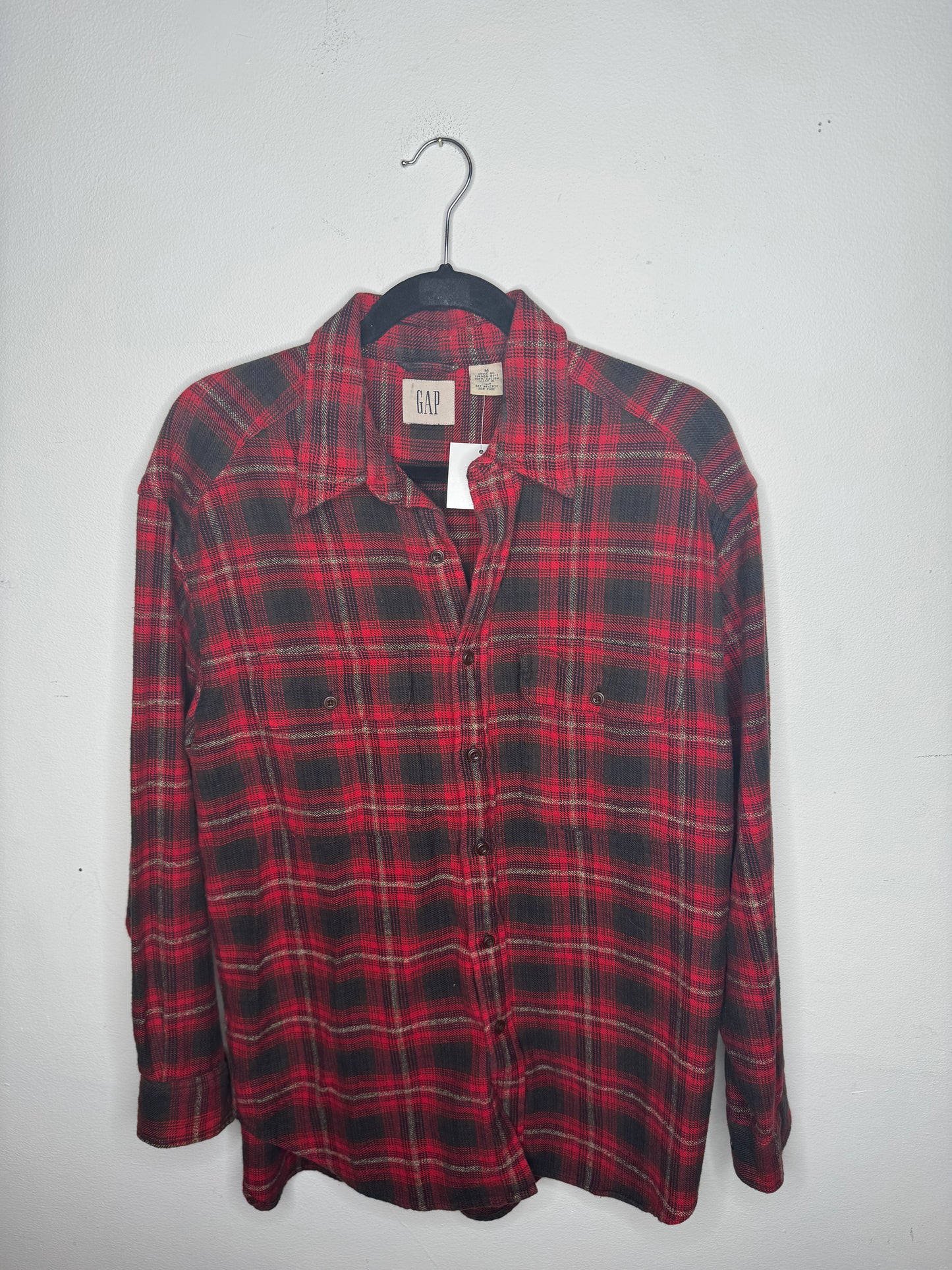 Gap Red and Black Flannel