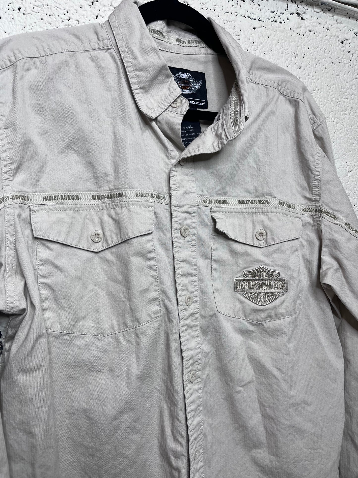 Harley Davidson Button Up