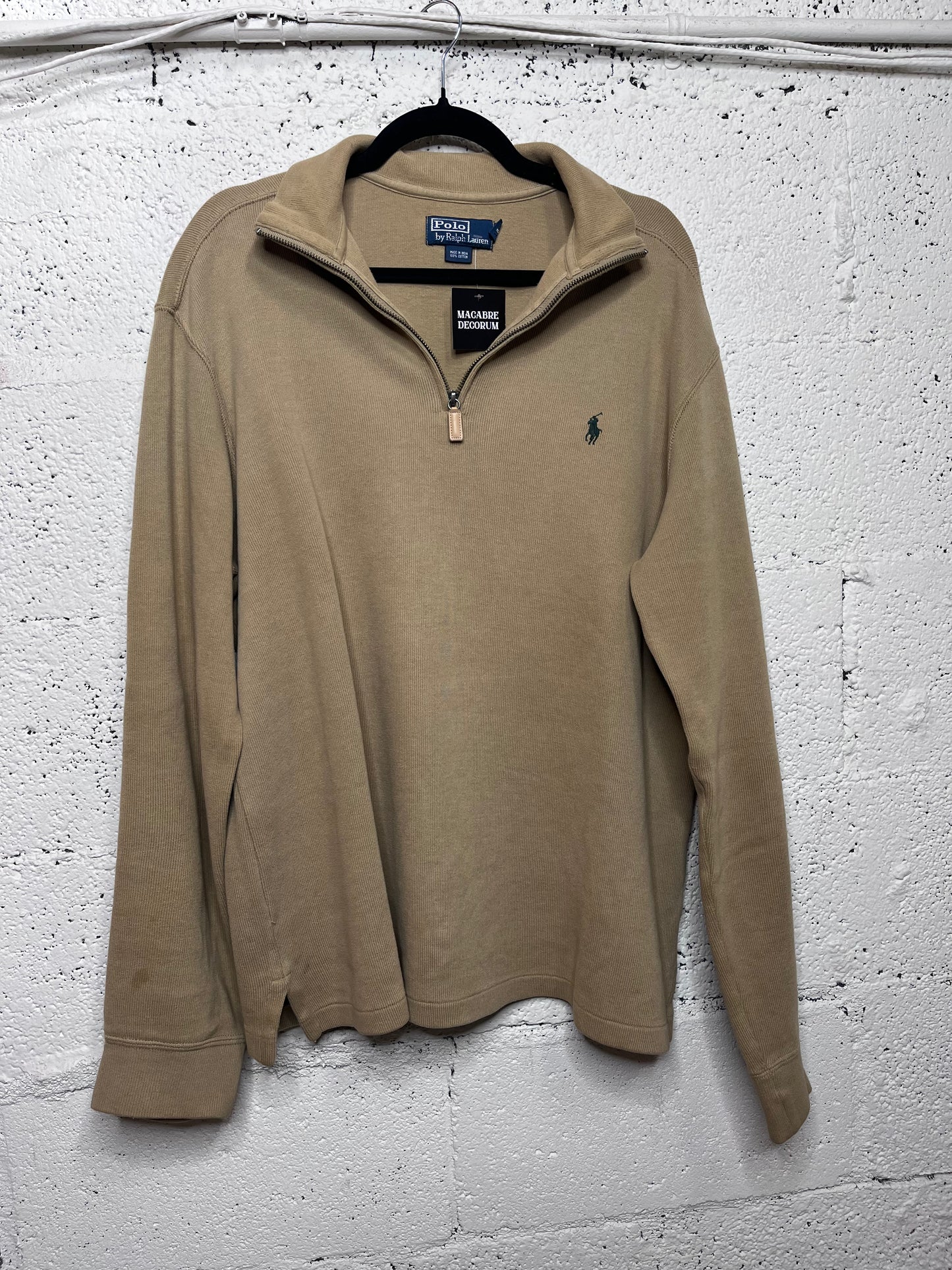 Polo Quarter Zip Sweater