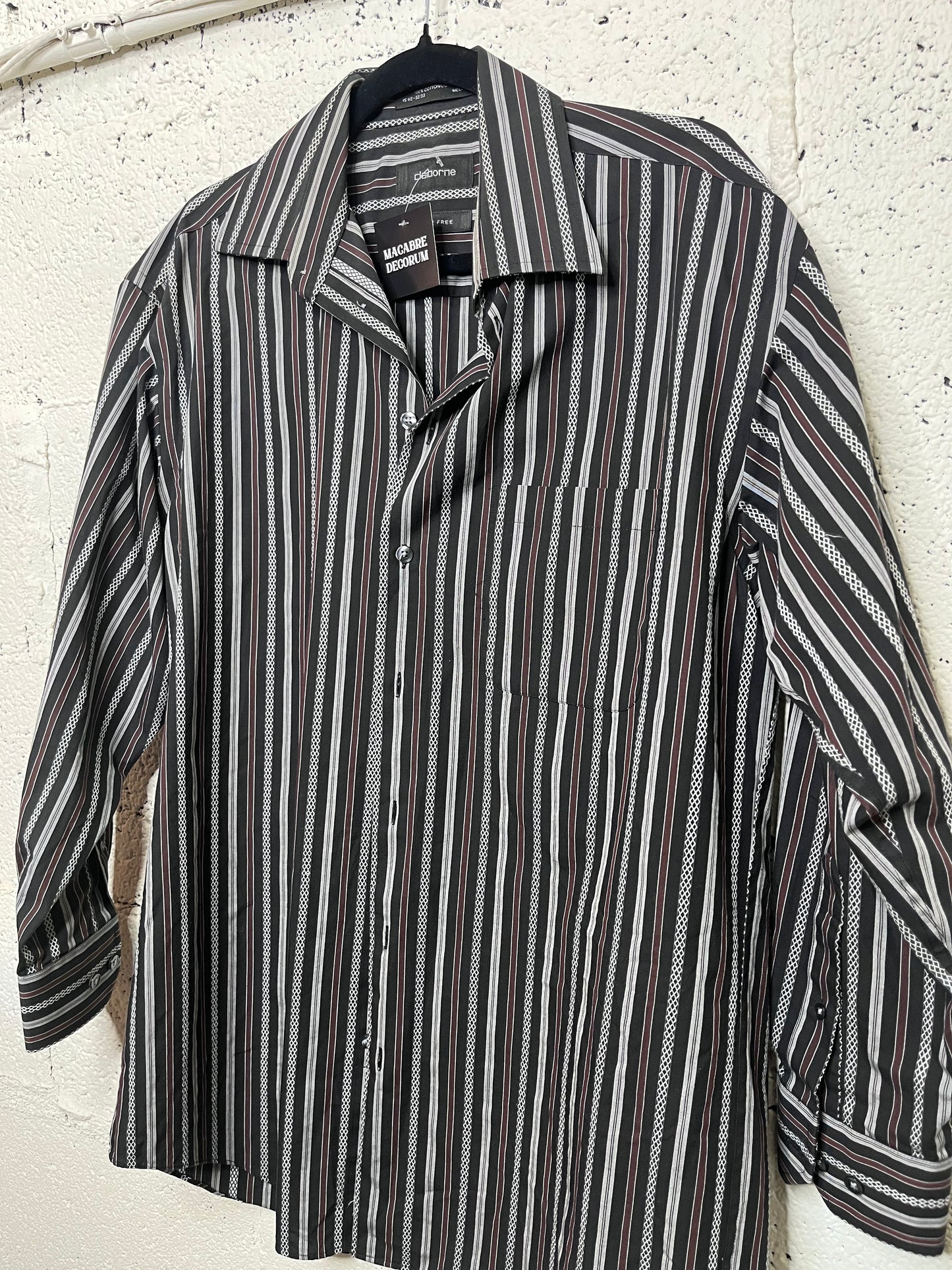 90s Striped Button Up