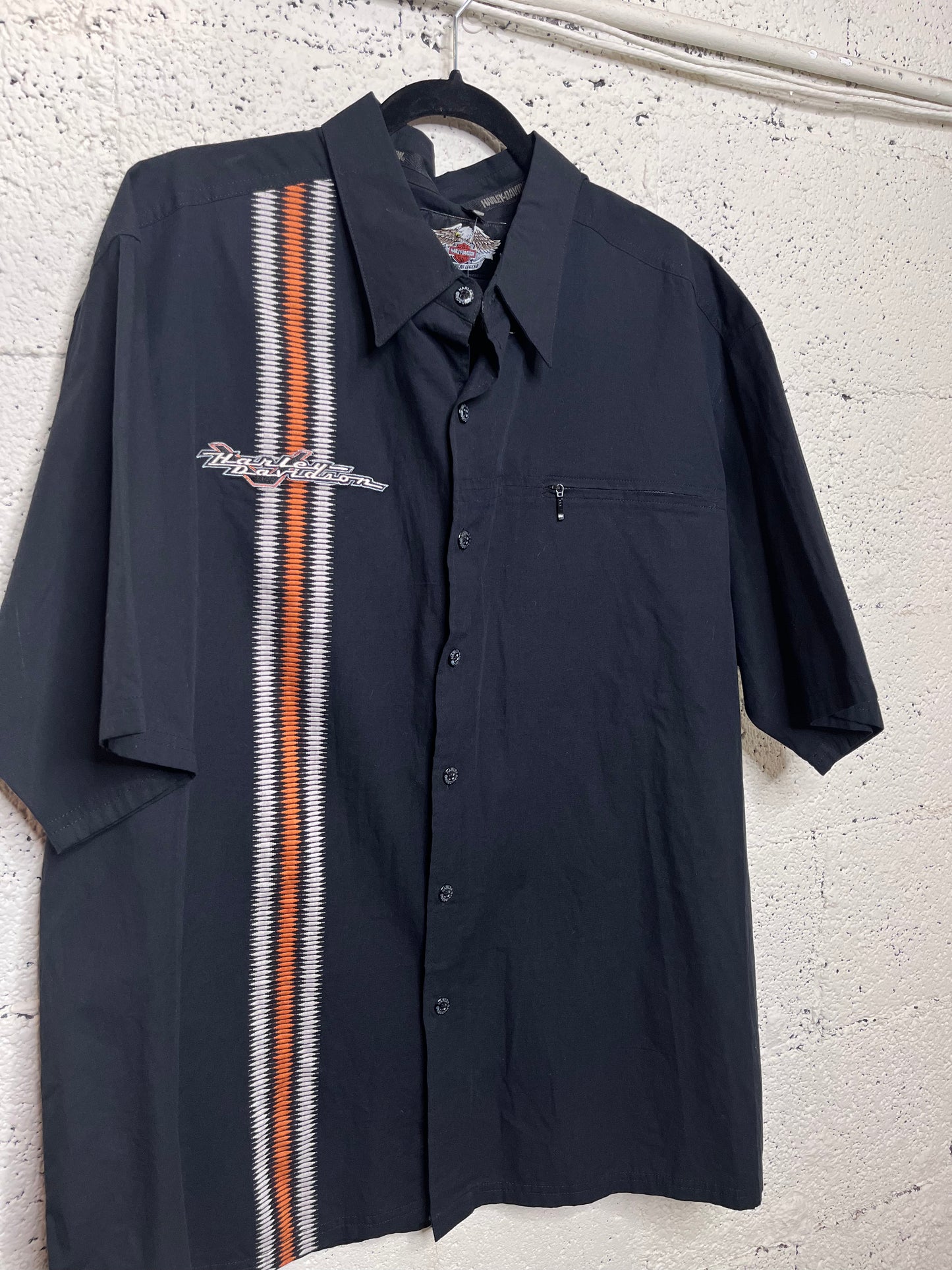 Harley Davidson Short Sleeve Button Up
