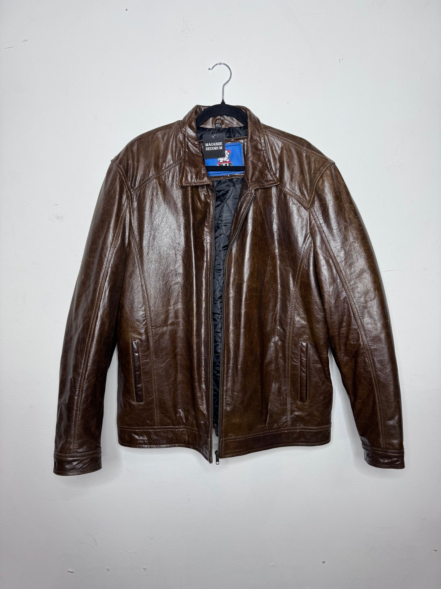 90s Brown Leather Jacket