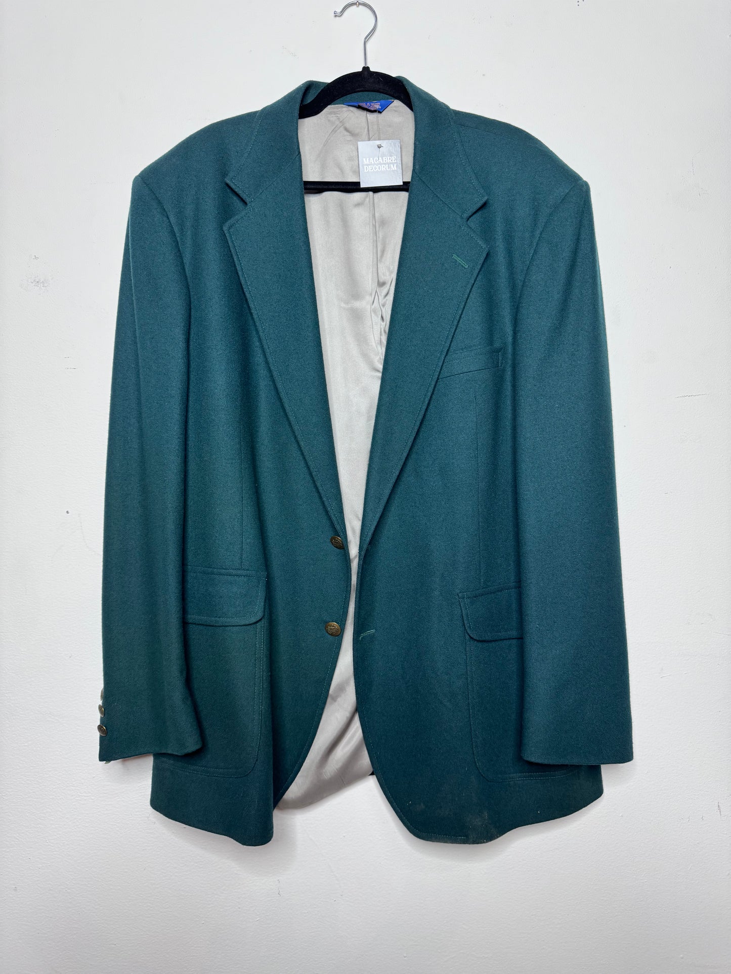 Vintage Pendleton Green Wool Blazer