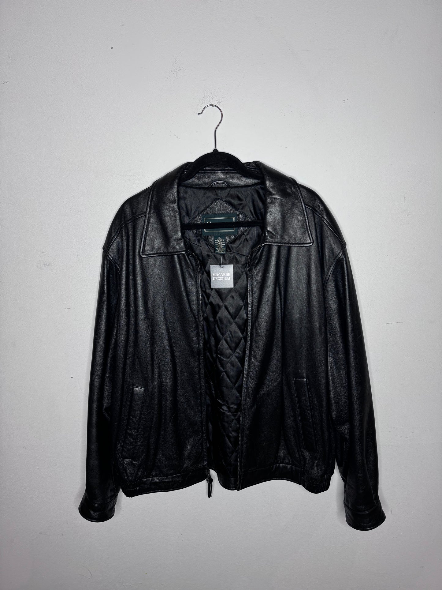 Croft and Borrow Black Leather Jacket