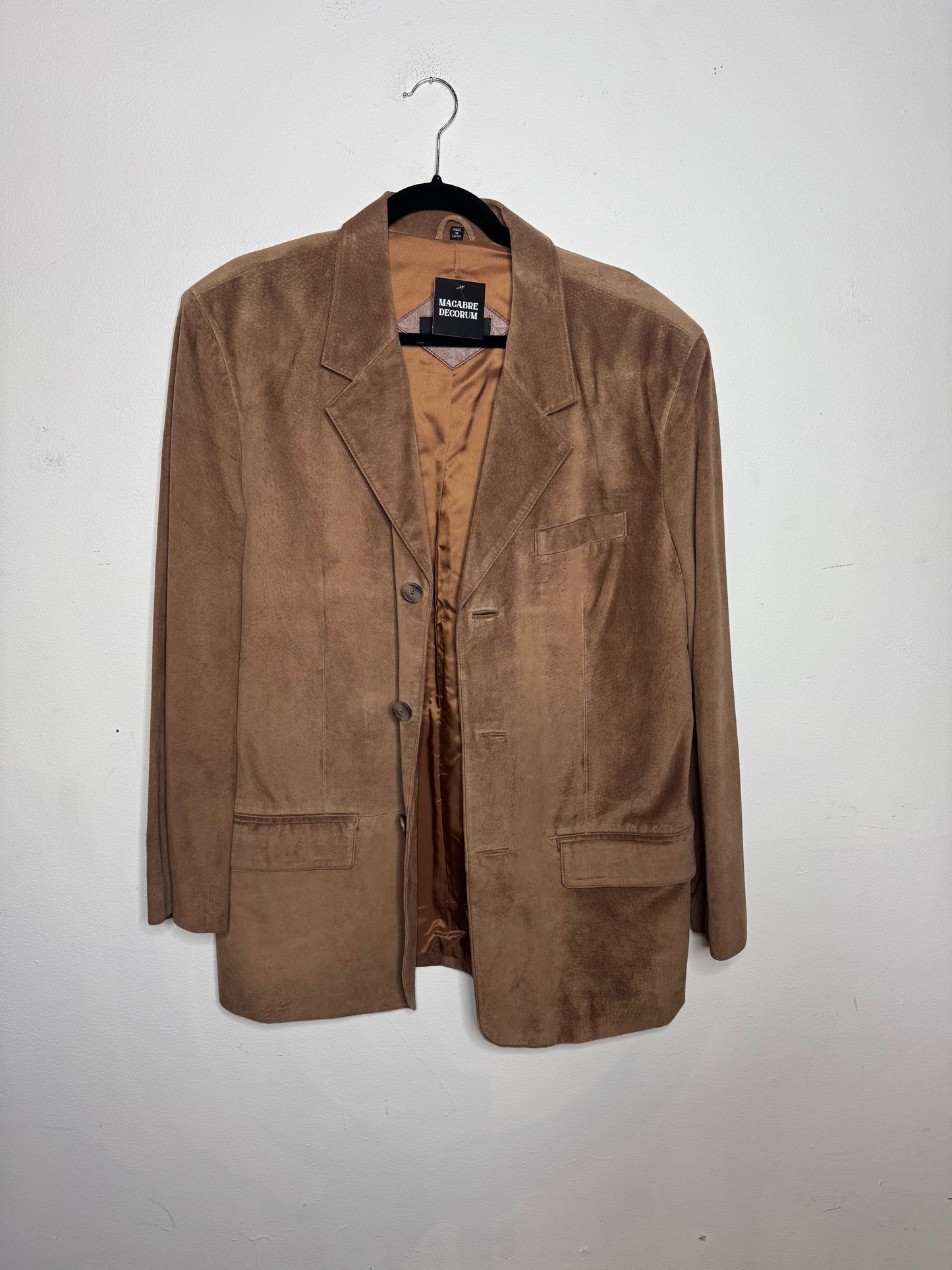 Jones New York Light Tan Suede Blazer