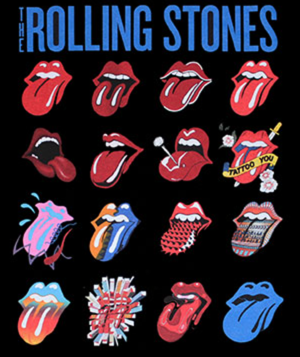 Rolling Stones - Logo Evolution