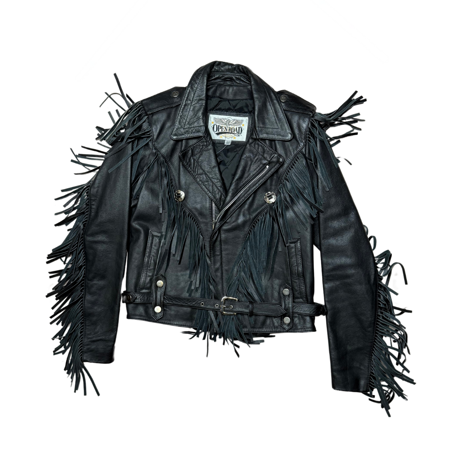 Open Road Fringe Leather Jacket