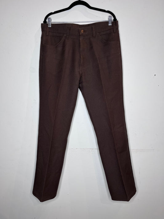 70s Levi Twill Pant- Dark Brown