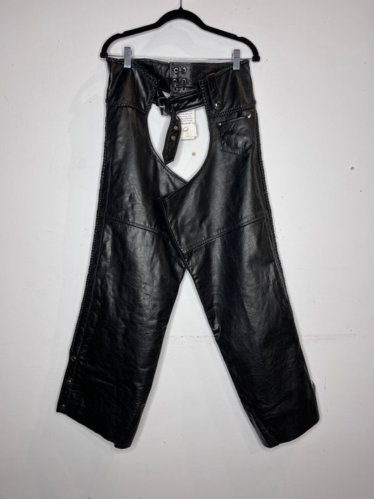 Deadstock Bikers Club Leather Chaps- Exclusive
