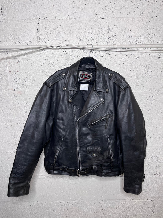 River Road Black Motorcycle Jacket