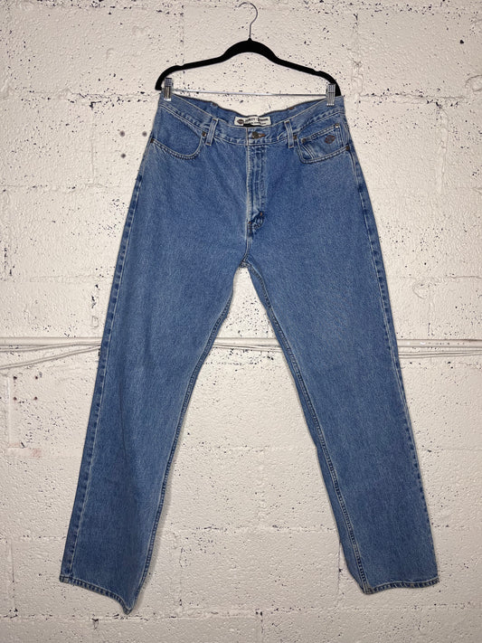 Harley Davidson Straight Leg Jeans - Medium Wash