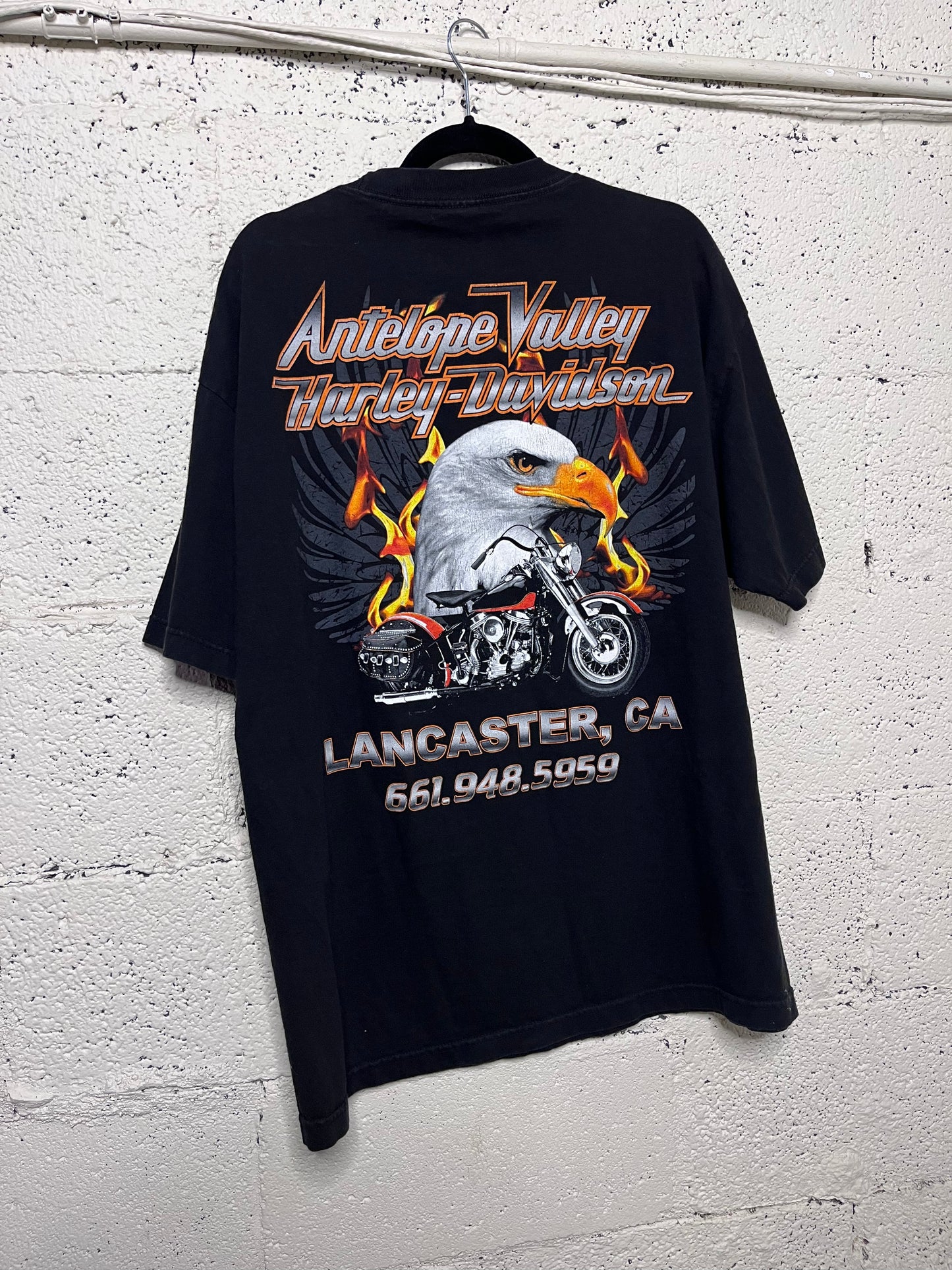 Vintage Antelope Valley  Harley Davidson Tee.