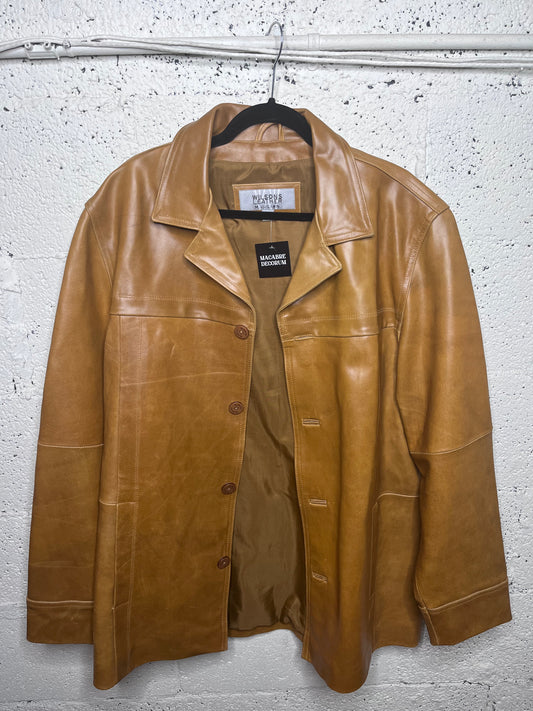 Wilson's Camel Leather Jacket