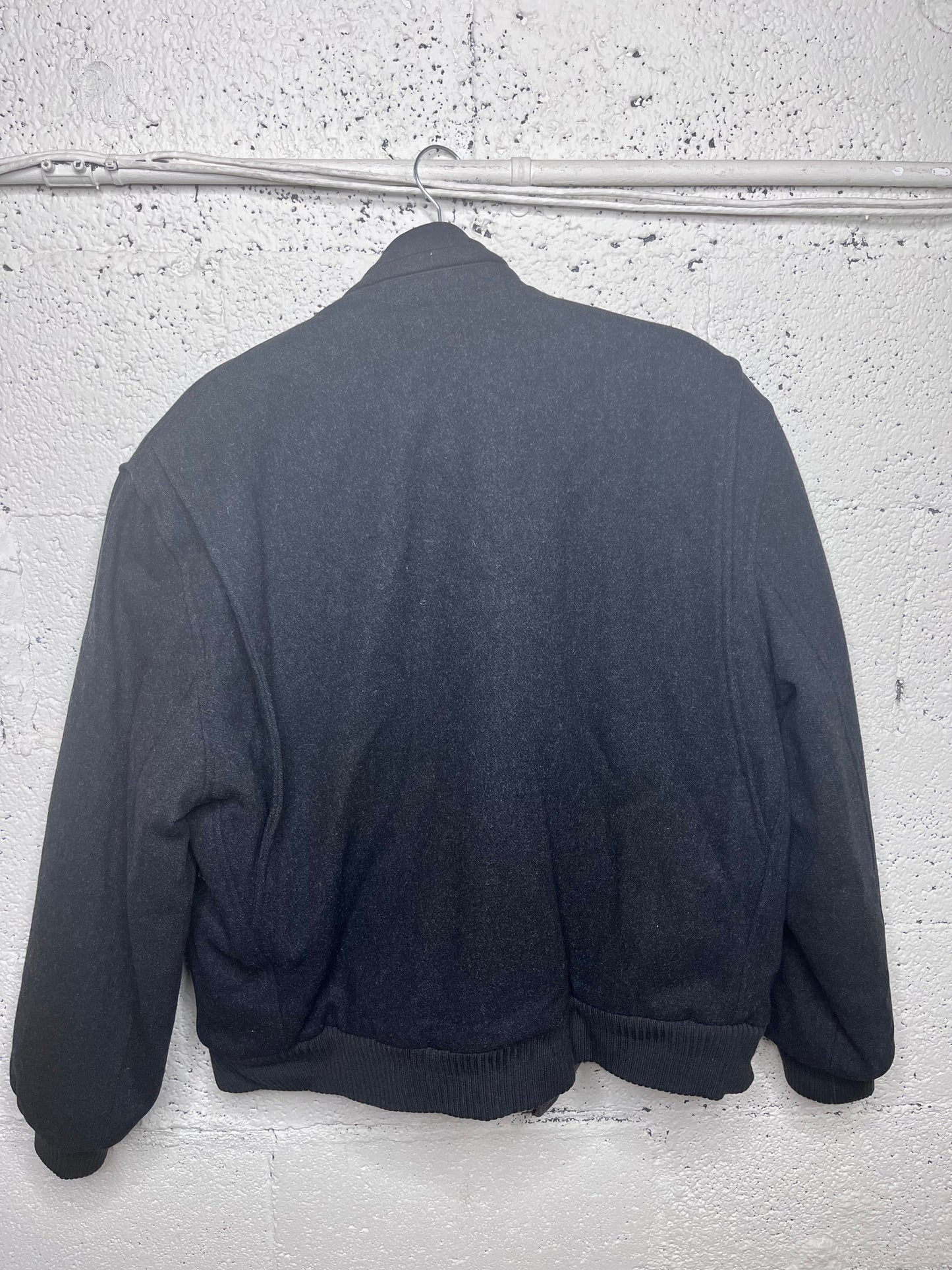 Members Only 100% Wool Jacket with Fur Liner