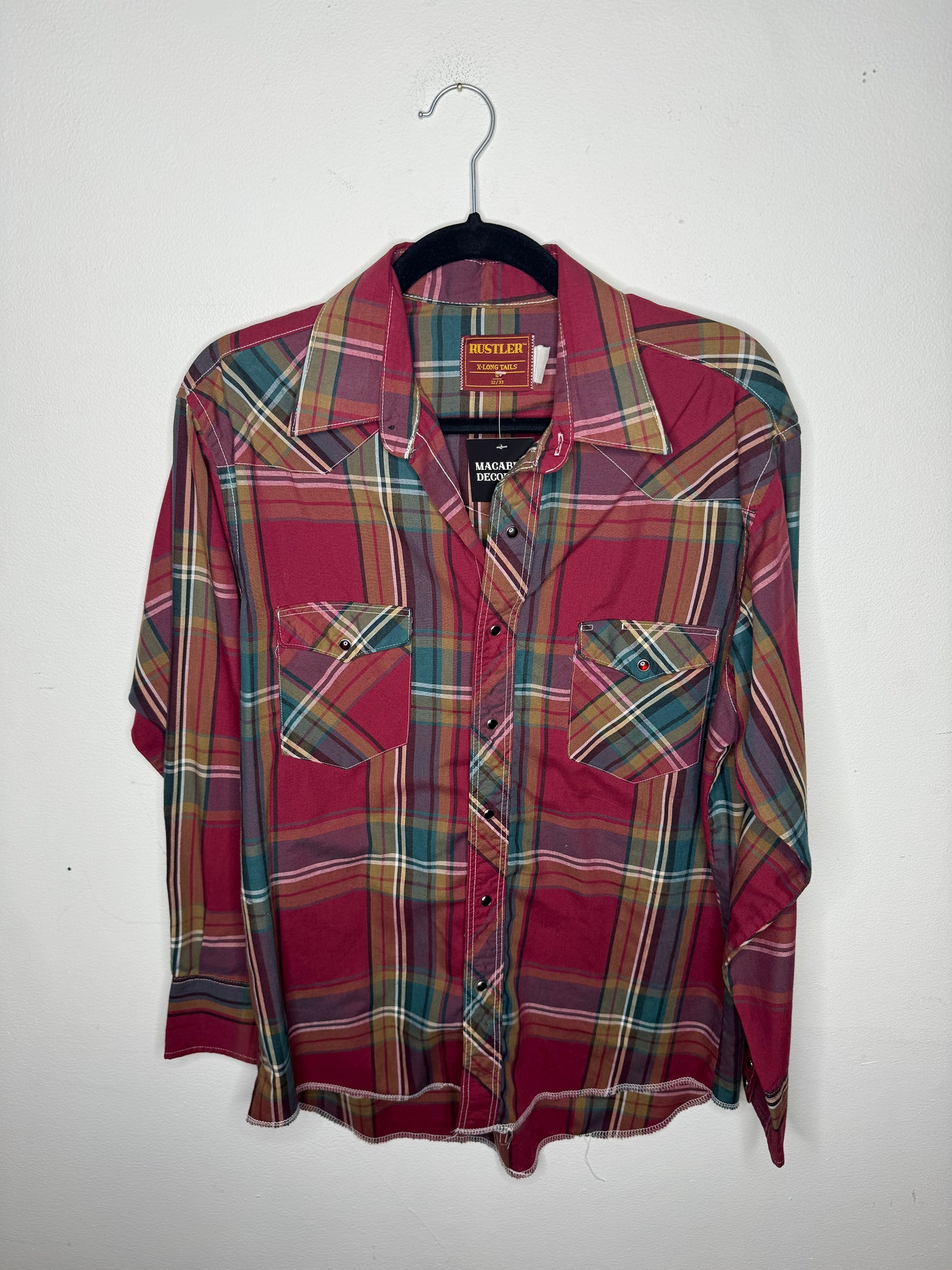 70s Rustler Pearl Snap Button Up