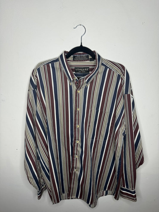 90s Loafers Reed St. James Striped Button Up