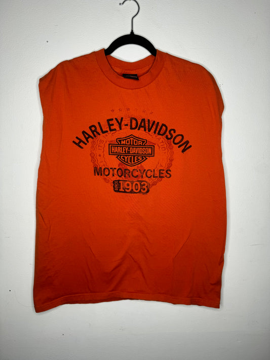 Harley Davidson Orange Tank - Las Vegas, NV