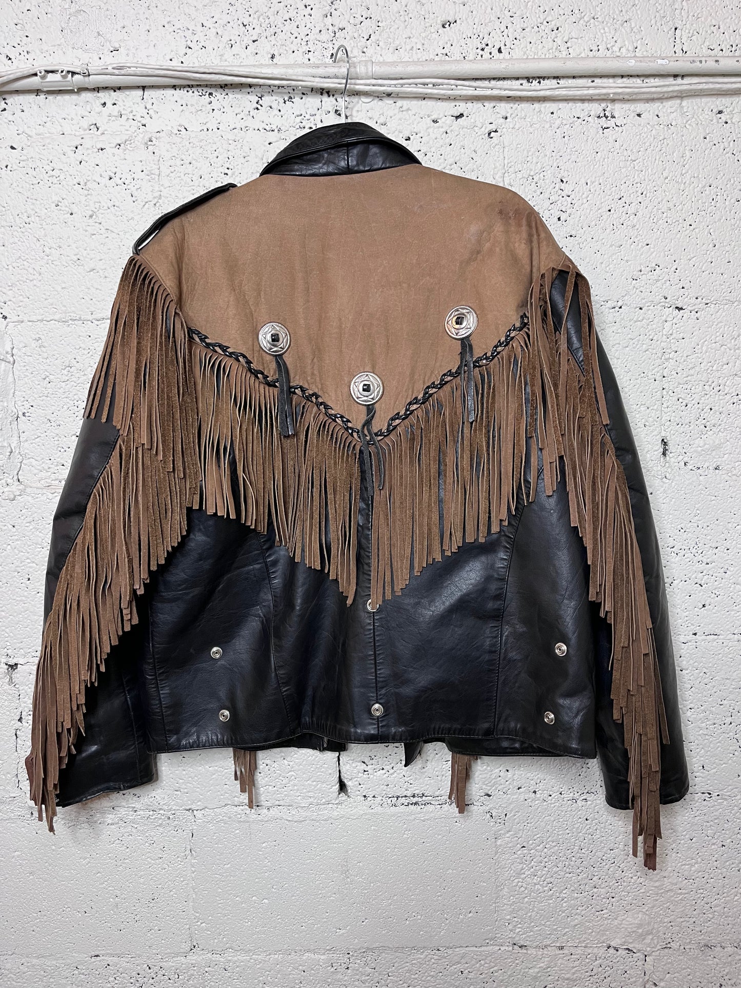 Fringe Leather Jacket