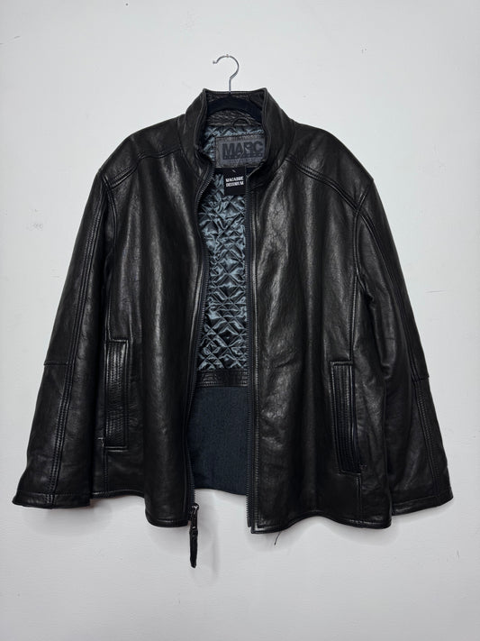 90s Marc New York Black Leather Jacket