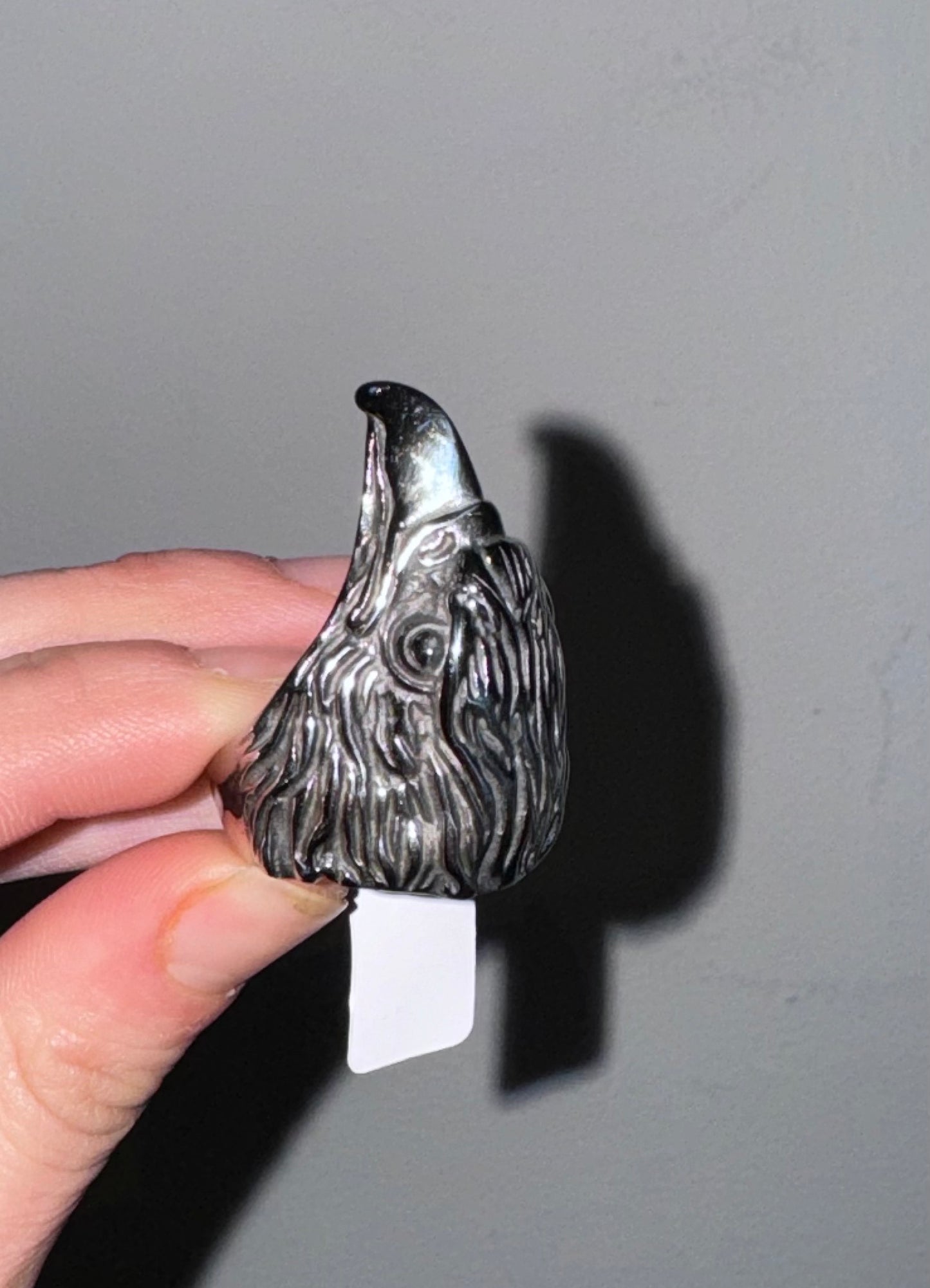 Large Hawk Head Ring