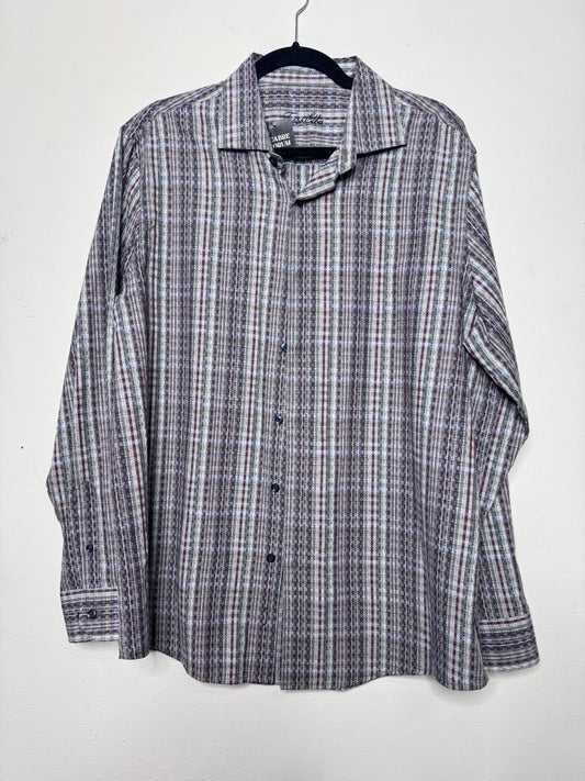 Tasso Elba Patterned Button Up