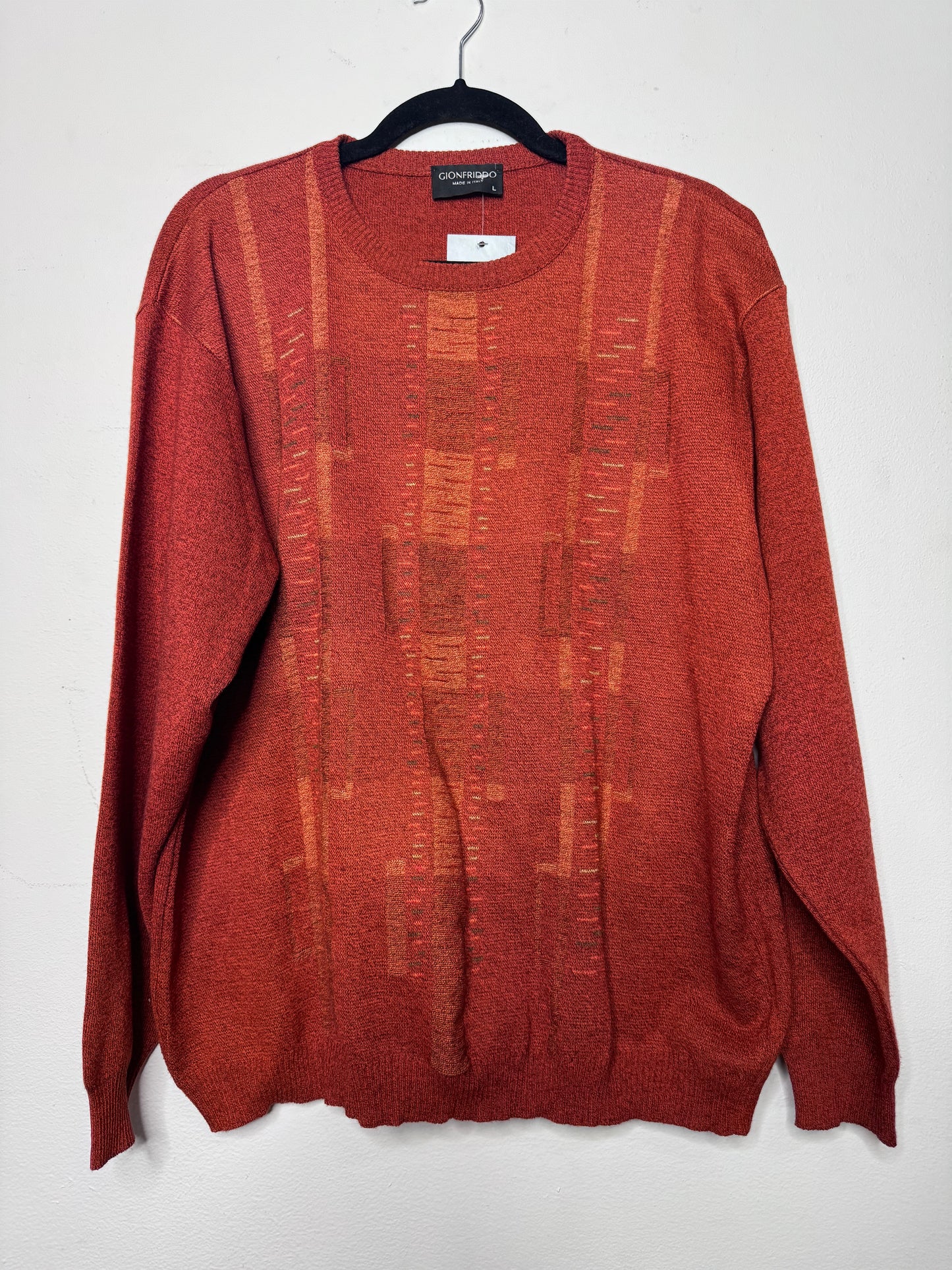 Gionfriddo Italian Orange Sweater