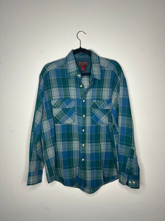 High Sierra Blue and Green Flannel