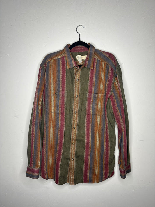 Vintage Territory Ahead Multicolored Button Up