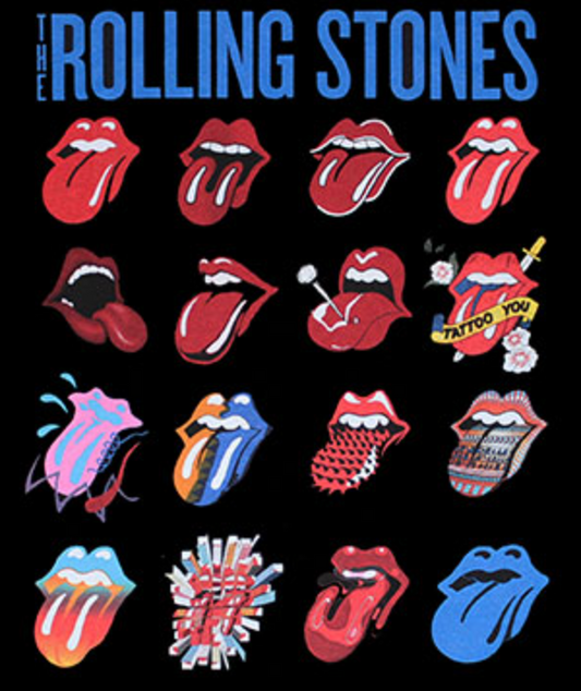 Rolling Stones - Logo Evolution